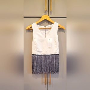 Fringe sleeveless top